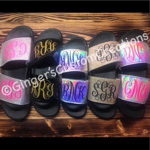 Personalized Monogrammed Slides Sandals